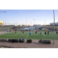 6442 Sportplatz - Fussballplatz in der Hamburger Hafencity beim Lohsepark.  | 